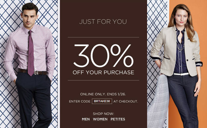 Banana Republic 30 Off Your Online Purchase (Until Jan 26)