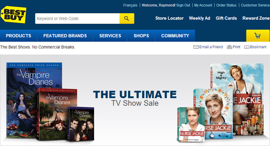 Best Buy The Ultimate TV Show Sale