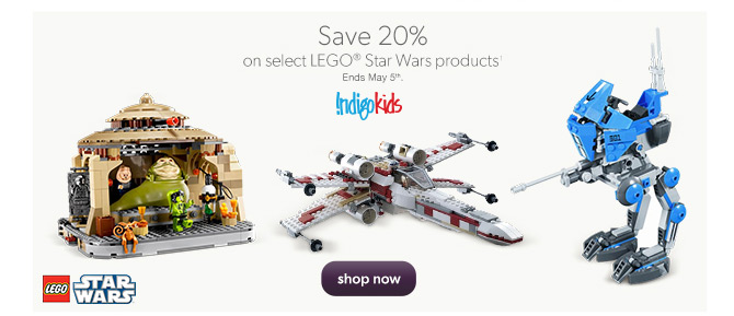 Chapters Indigo Save 20 Off Lego Star Wars Products