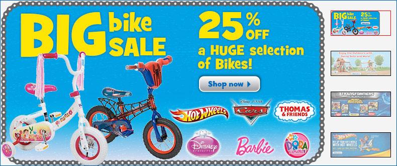Toys R Us Big Bike Sale - 25 Off Bikes