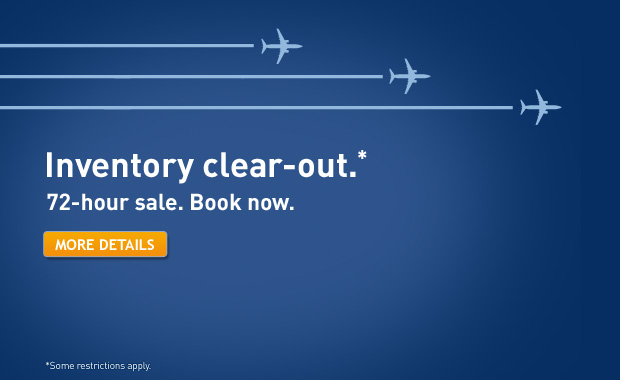 WestJet Inventory Clear-Out Sale (Book by April 18)