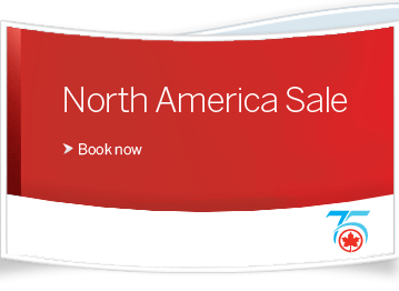 Air Canada North America Sale (Book by June 18)