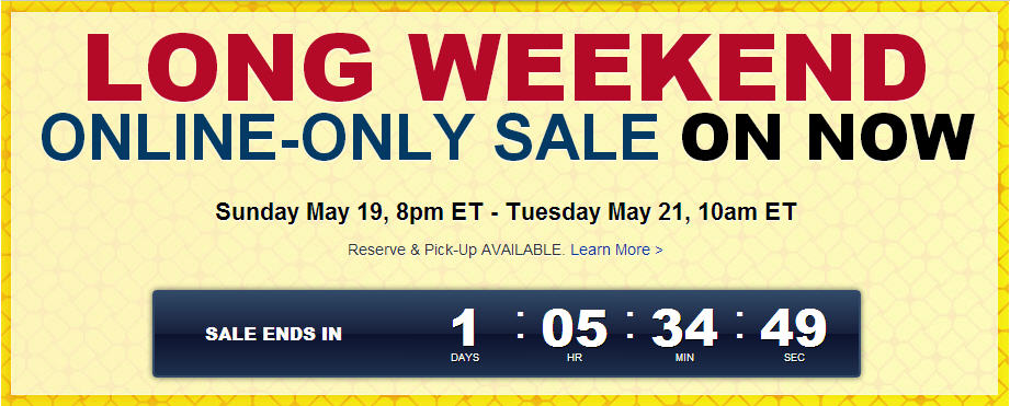 Best Buy Long Weekend Online-Only Sale On Now (May 19-21)