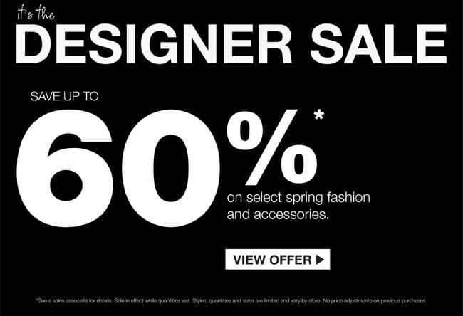 Holt Renfrew Designer Sale - Save up to 60 Off Select Spring Fashion