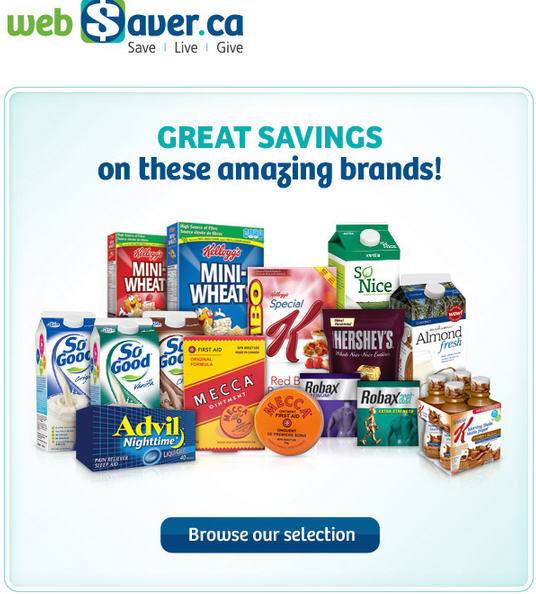 webSaver New Printable Coupons