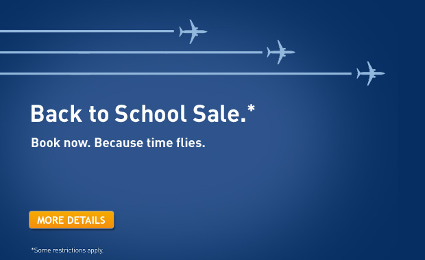 WestJet Back to School Seat Sale (Book by Sept 9)