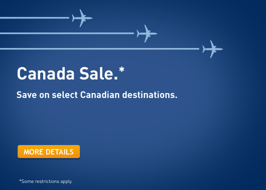 WestJet Canada Sale - Save on select Canadian destinations (Book by Sept 26)