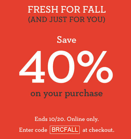 Banana Republic 40 Off Your Online Purchase Promo Code (Until Oct 20)