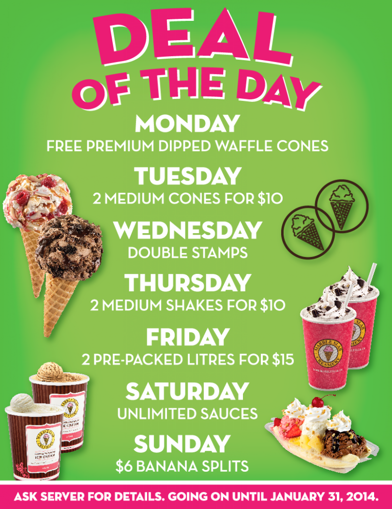 Marble Slab Creamery Daily Deal of the Day