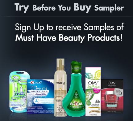 P&G FREE Samples - Try Before You Buy Sampler