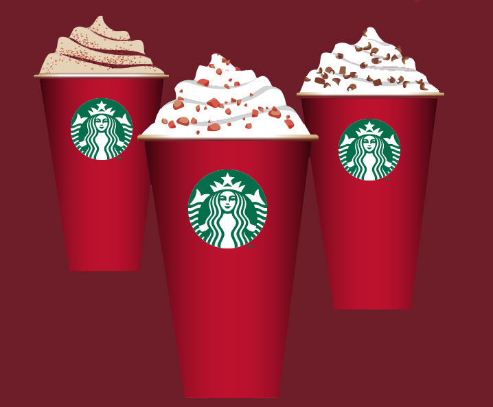 Starbucks FREE Red Holiday Cups Giveaway (Oct 16-19)