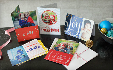 WagJag $20 for 40 Custom 5x7 Holiday Cards with Envelopes from Picaboo