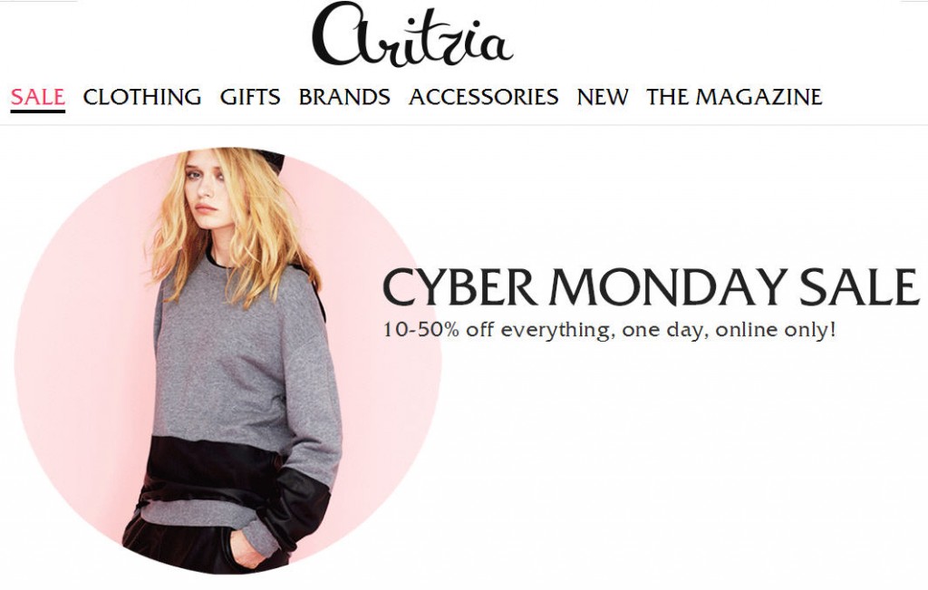 Aritzia Cyber Monday Sale - 10-50 Off Everything Online Only (Dec 2)