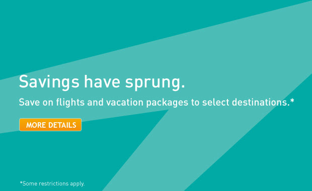 WestJet Save on Flights and Vacation Packages to Select Destinations (Book by Mar 13)