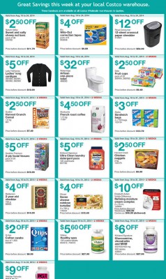Costco Weekly Handout Instant Savings Coupons Quebec (Aug 18-24)