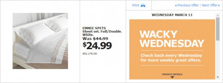 IKEA - Montreal Wacky Wednesday Deal of the Day (Mar 11) B
