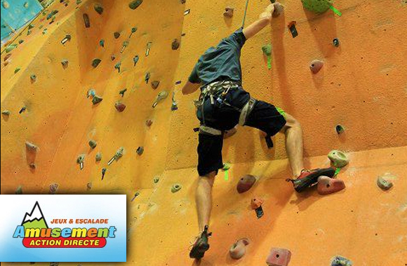 Amusement Action Directe: Starting from $39 for a climbing introduction package for 2 or 4 people OR a day camp (47% Off)