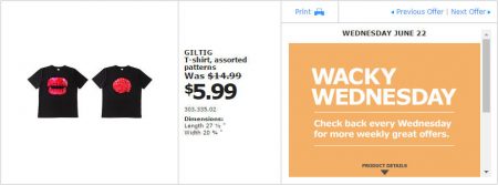 IKEA - Montreal Wacky Wednesday Deal of the Day (June 22)