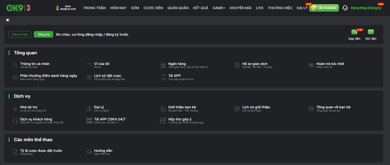 Link Đăng Ký OK9 Chính Thức & An Toàn Nhất